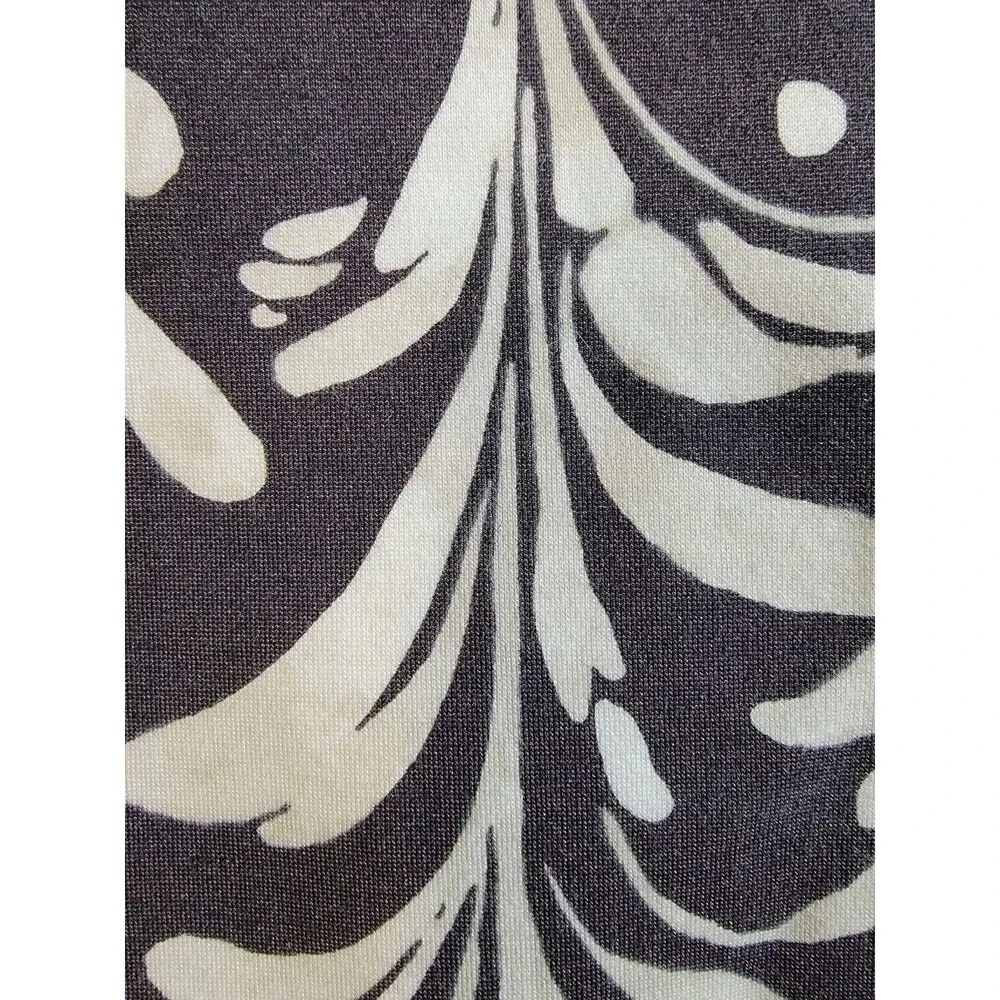 Tory Burch Brushstroke‎ Symphony Mini Gray and Cream shift dress Size M